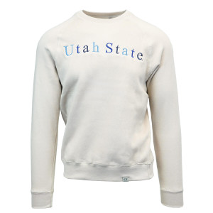 Utah State Embroidered Crew Sweatshirt